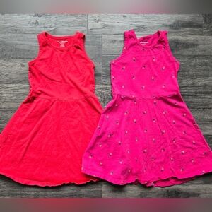 Amazon Essentials Pink and Red Kids Dress